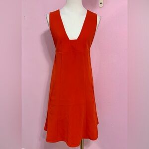 Alexander Wang Vibrant Red Orange Mini Dress - size 2